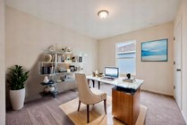 virtually staged home office